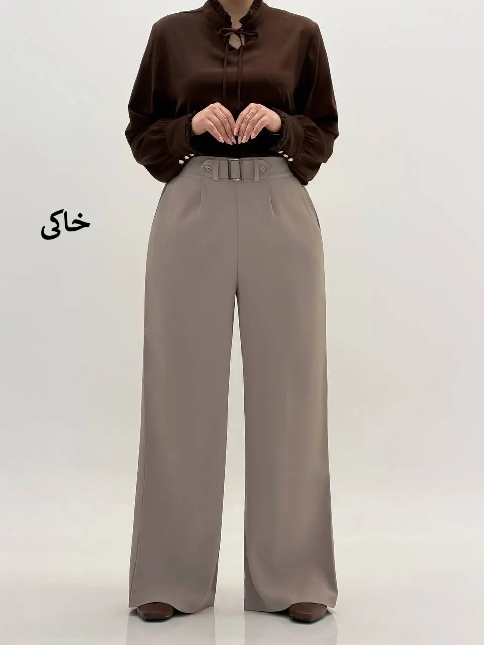 7251-شلوار بگ کرپ وارداتی باربی